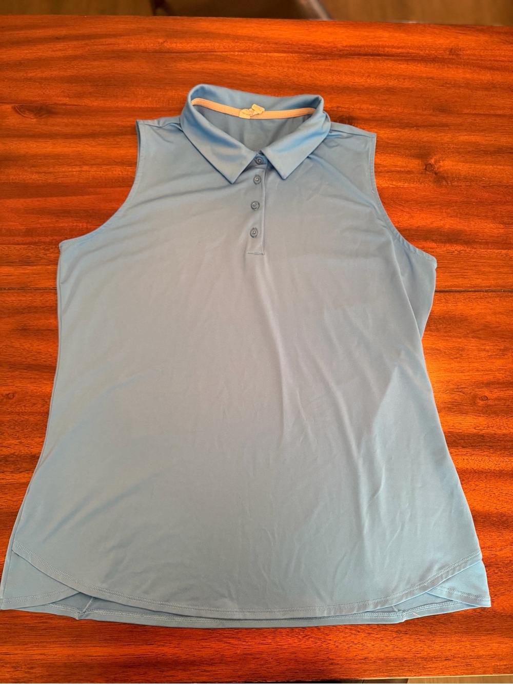 Under Armour Women’s Sleeveless Polo Tank Top in Light Blue